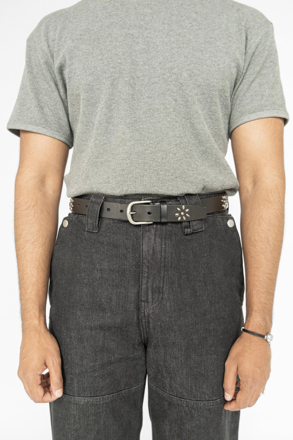 STUDDED BELT BLACK