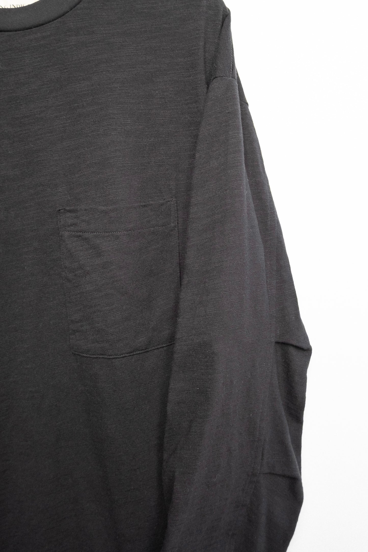 
                  
                    SLUB LONG SLEEVE T-SHIRT BLACK
                  
                