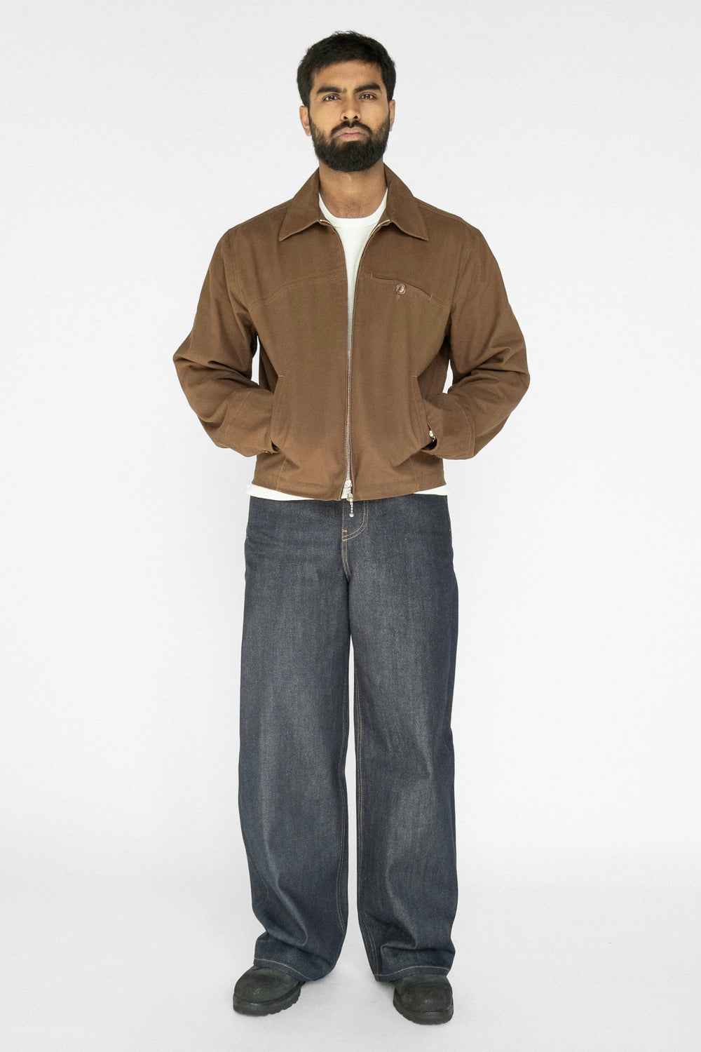 STAN TWILL JACKET TABACCO