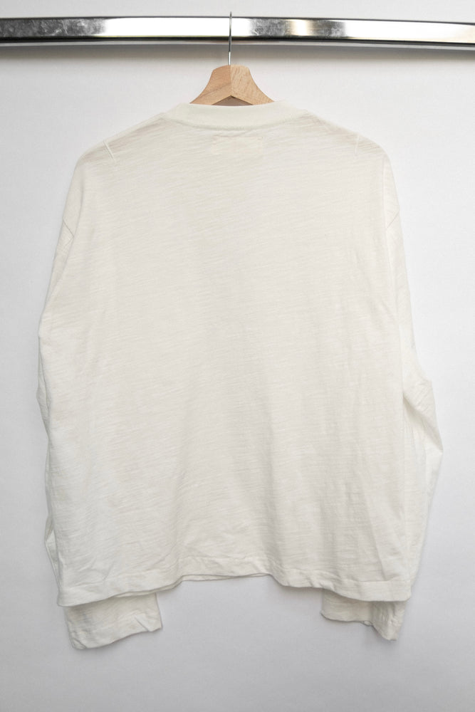 
                  
                    SLUB LONG SLEEVE T-SHIRT WHITE
                  
                