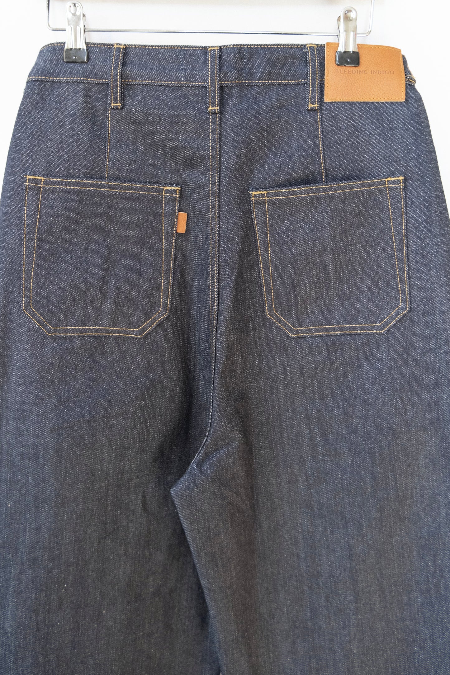 
                  
                    MORGAN SELVEDGE WIDE FIT JEANS INDIGO
                  
                
