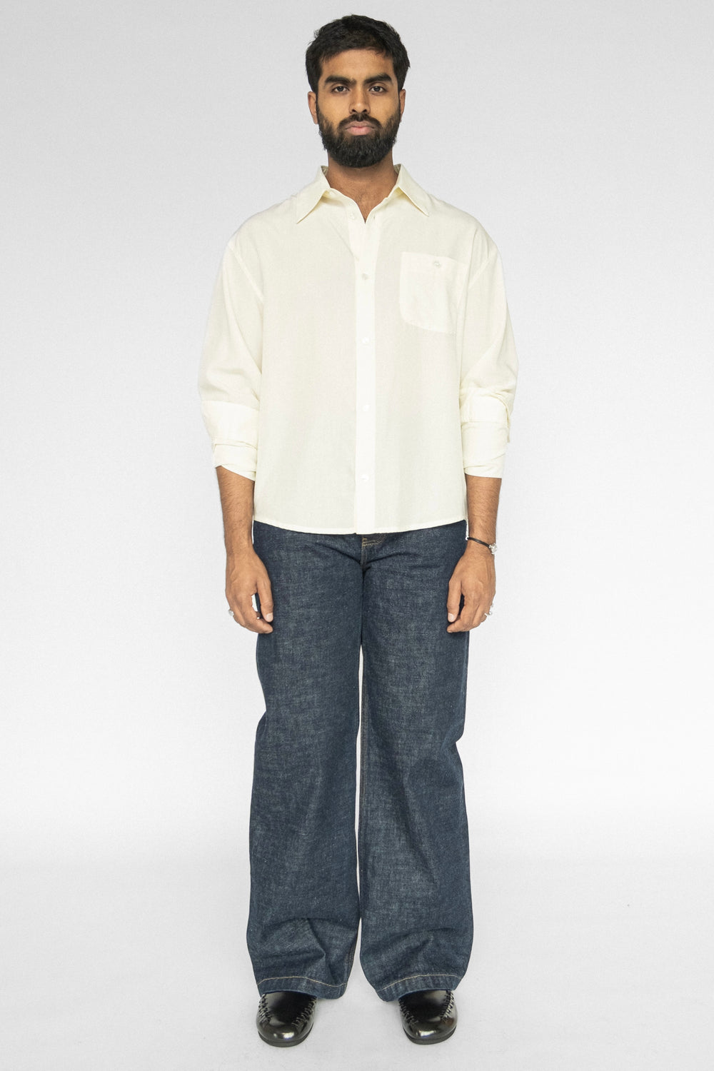 ELI TENCEL SHIRT OFF-WHITE