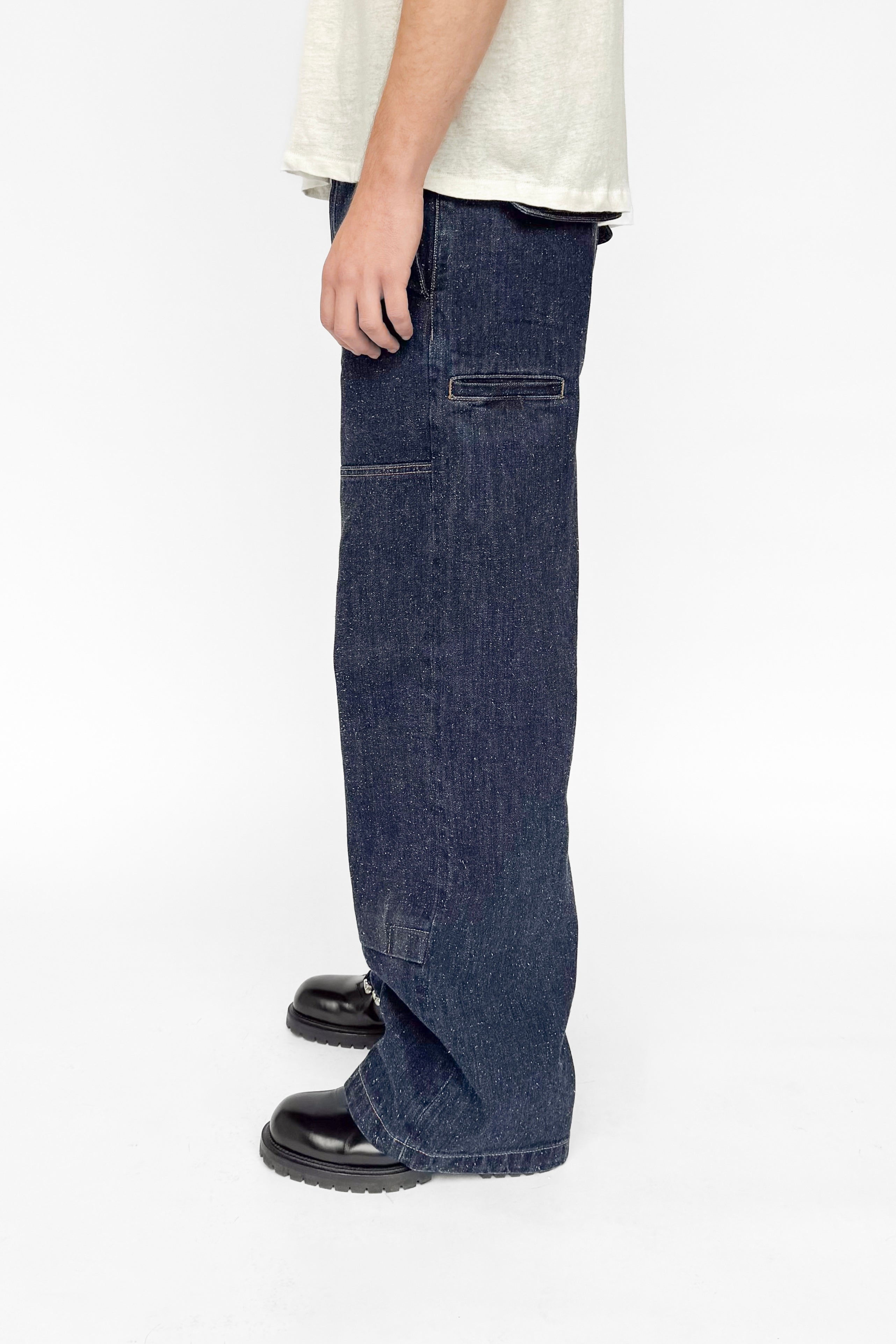 ALDEN CARPENTER JEANS INDIGO – BLEEDING INDIGO