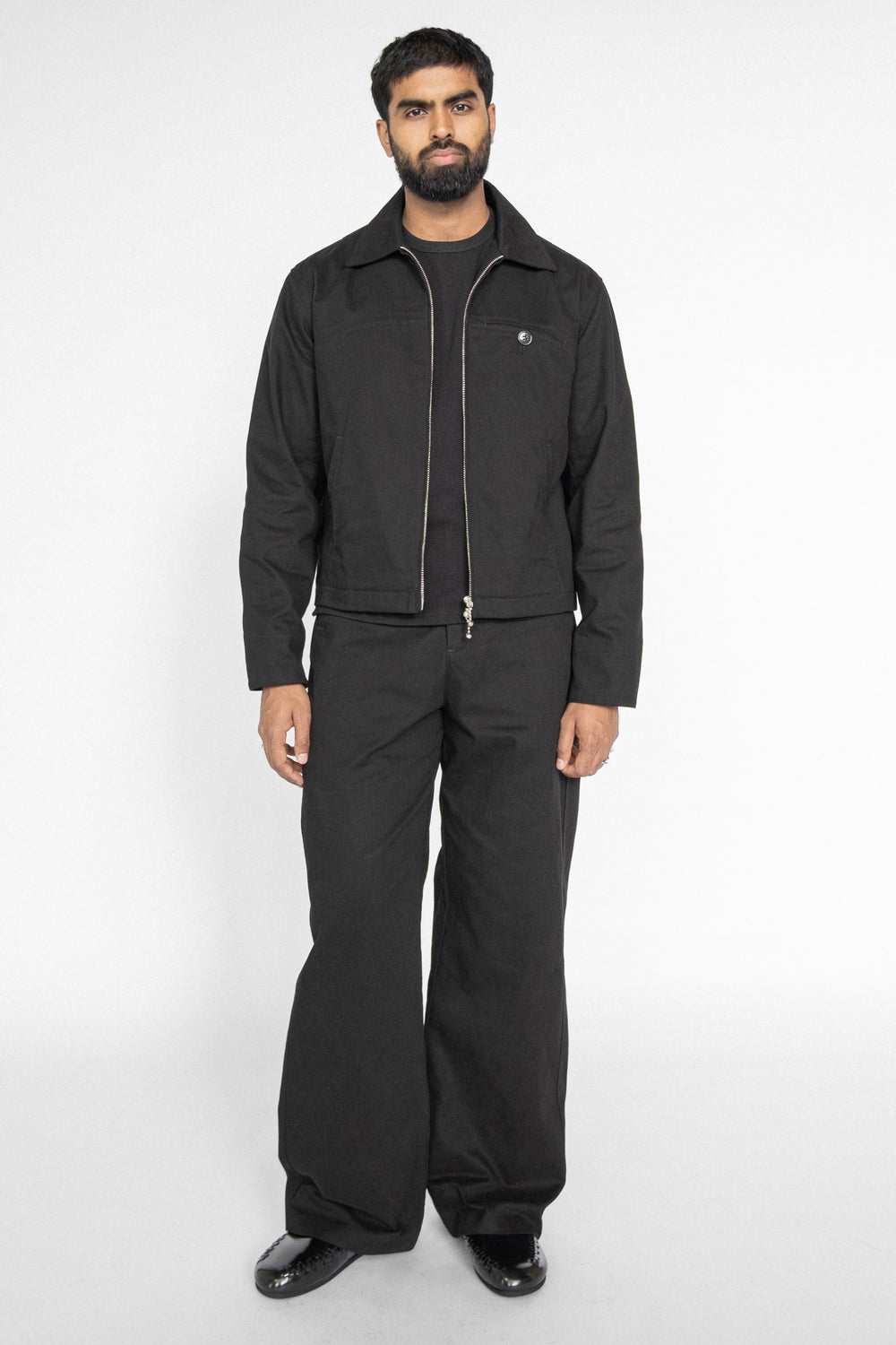 STAN TWILL JACKET BLACK