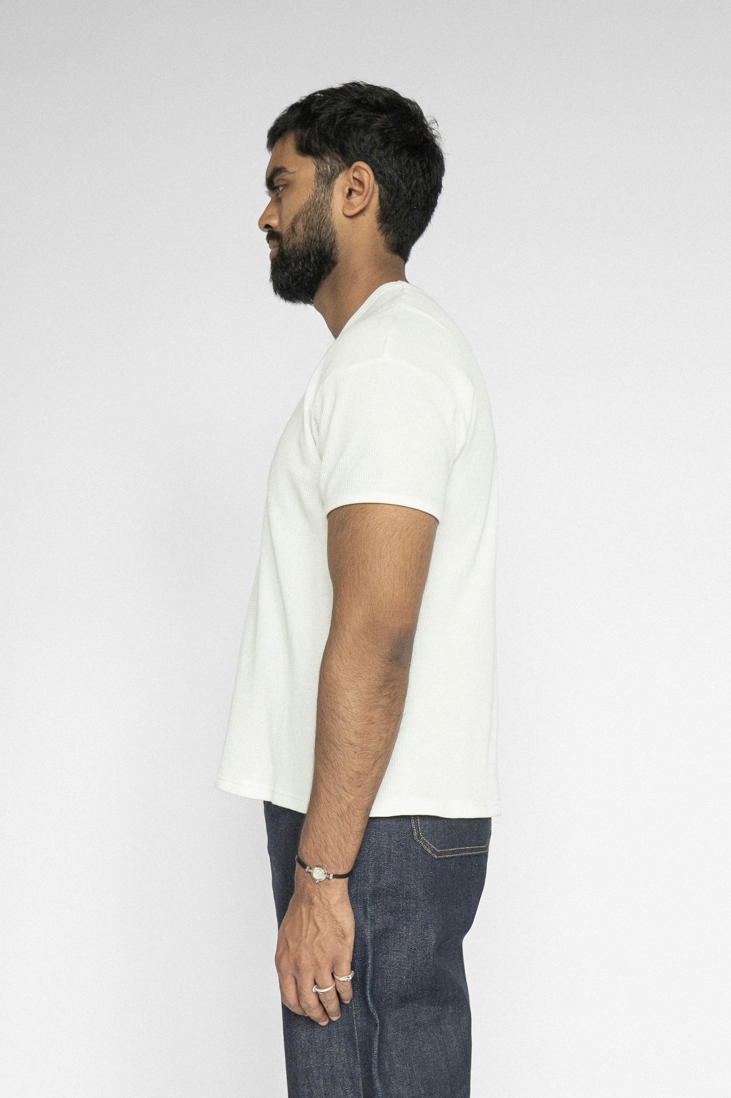 
                  
                    WAFFLE KNIT T-SHIRT WHITE
                  
                