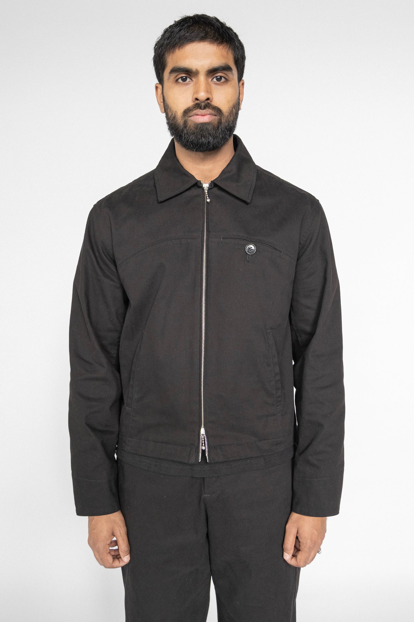 
                  
                    STAN TWILL JACKET BLACK
                  
                