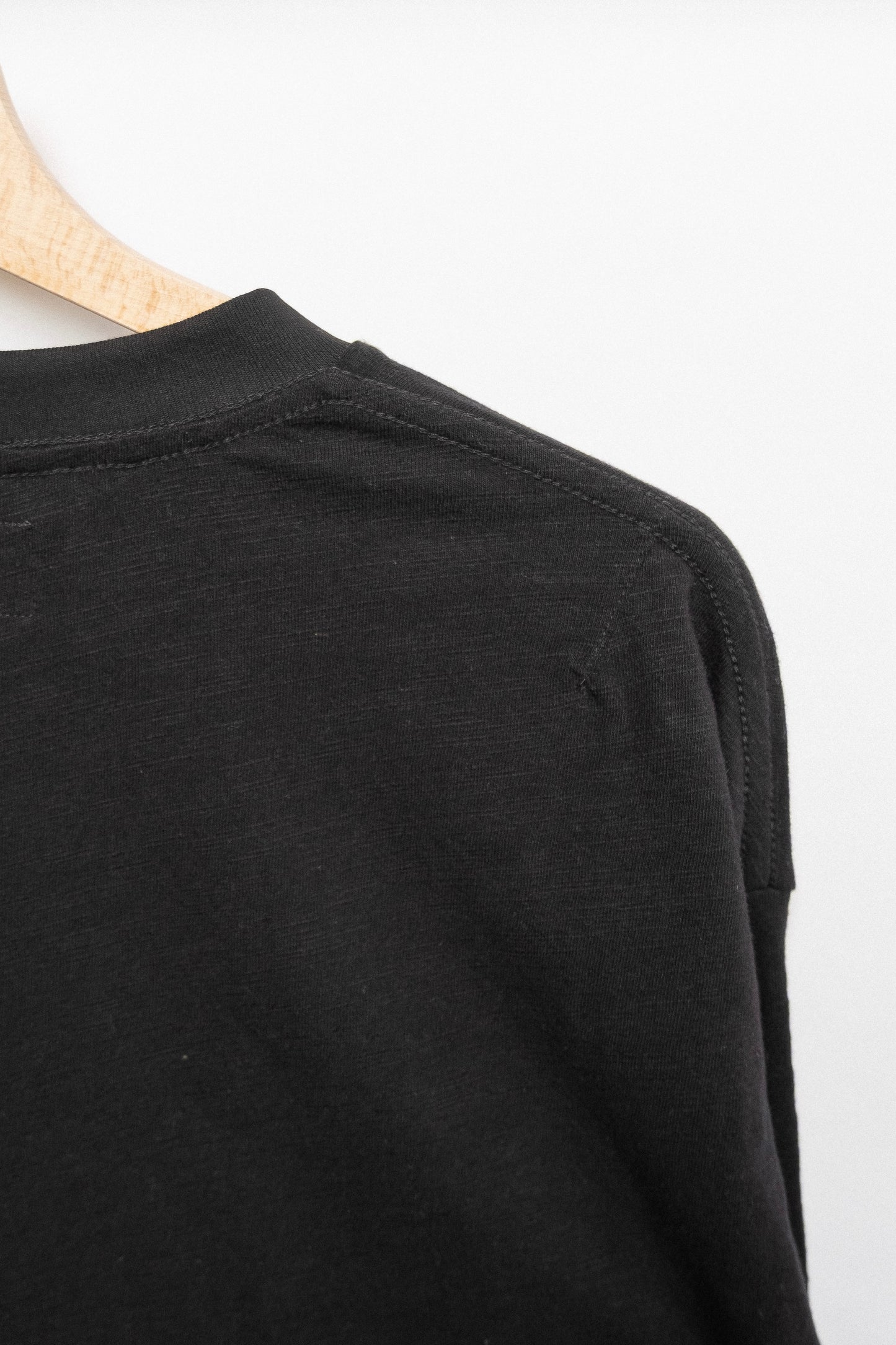 
                  
                    SLUB LONG SLEEVE T-SHIRT BLACK
                  
                