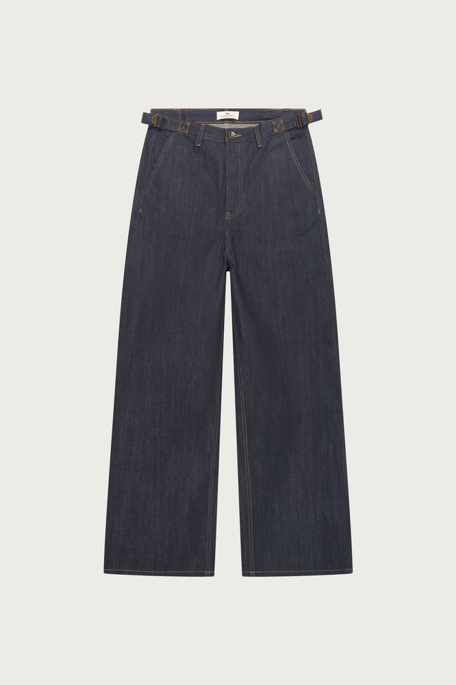 
                  
                    MORGAN SELVEDGE WIDE FIT JEANS INDIGO
                  
                