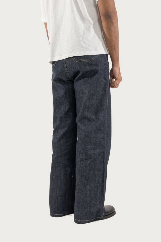 
                  
                    MORGAN SELVEDGE WIDE FIT JEANS INDIGO
                  
                