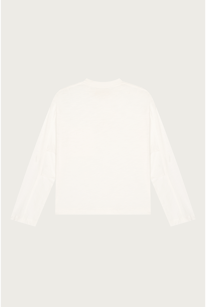 
                  
                    SLUB LONG SLEEVE T-SHIRT WHITE
                  
                