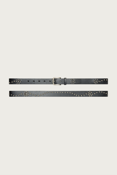 STUDDED BELT BLACK – bleeding-indigo